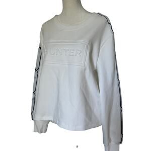 Hunter for Target White Logo Sweatshirt | Size Large | NWT